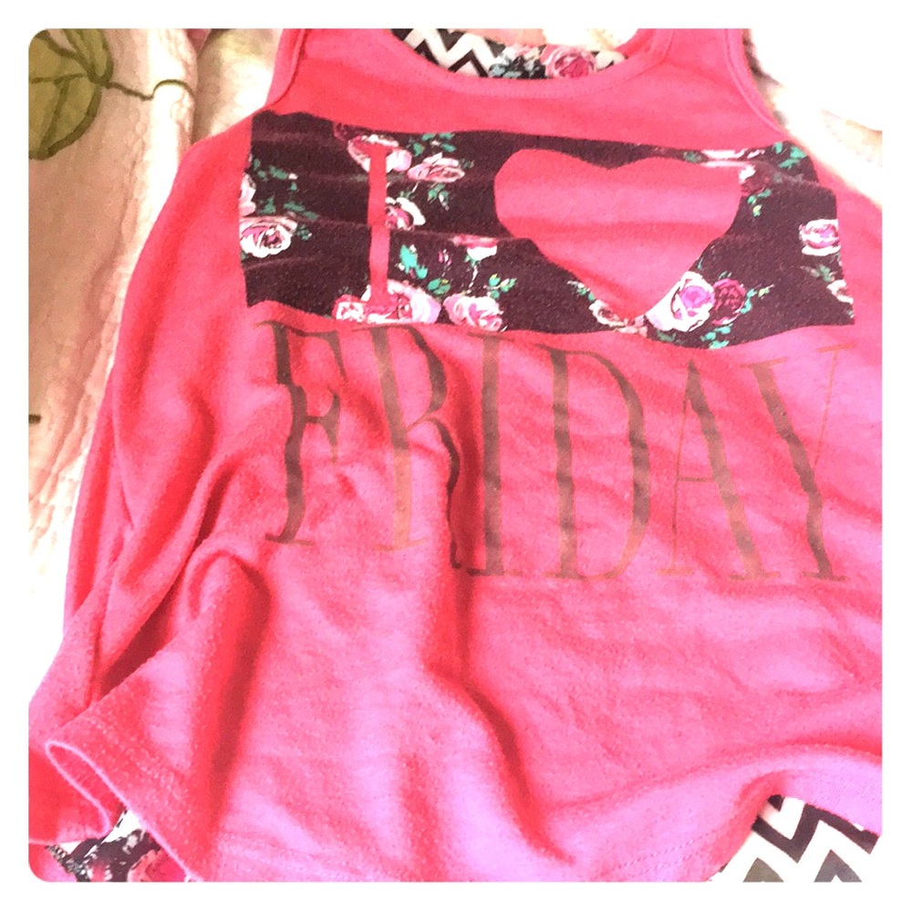 Shirt pink Friday